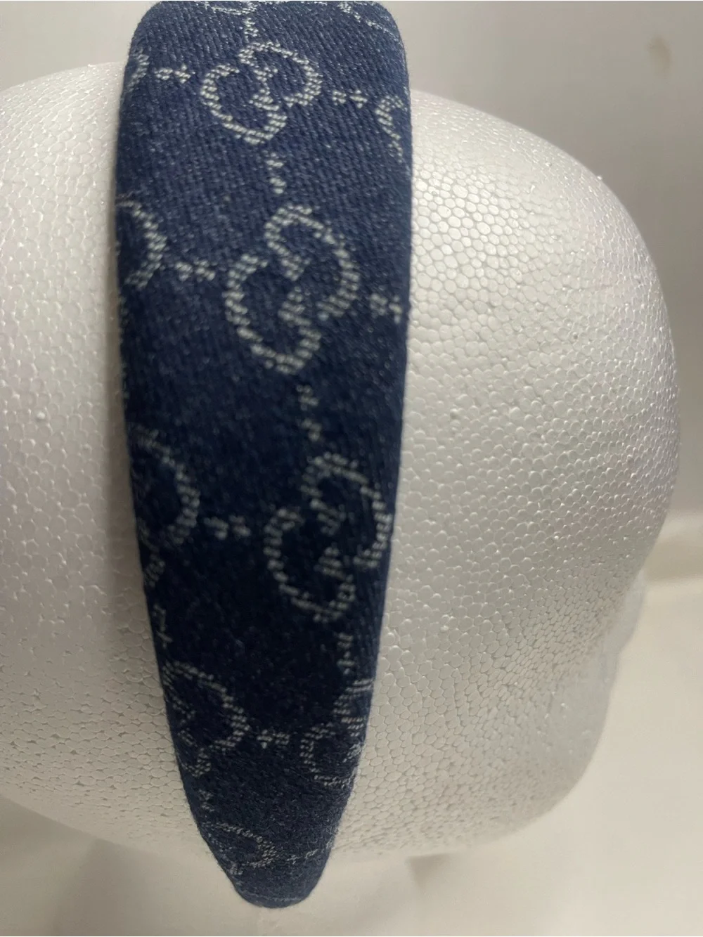 Decorative GG Denim Headband
